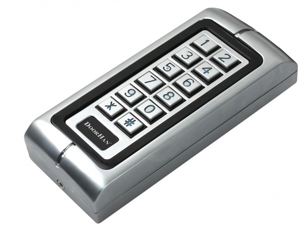 Антивандальная кодовая клавиатура Keycode со встроенным считывателем карт - 5500 руб
